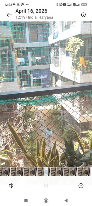 Balcony in 1 BHK Apartment at Arete India Our Homes 3, Sohna Sector 6 – for Rent