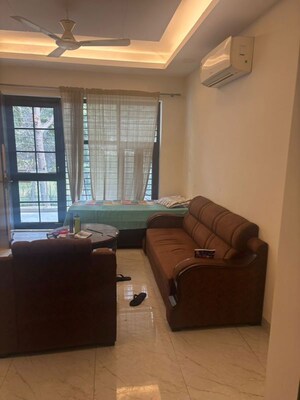 Living Room in 3 BHK Builder Floor at Sushant Lok I – for Rent