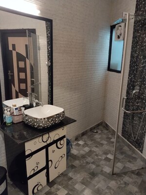Bathroom in 2 BHK Builder Floor at Nehru Enclave – for Rent