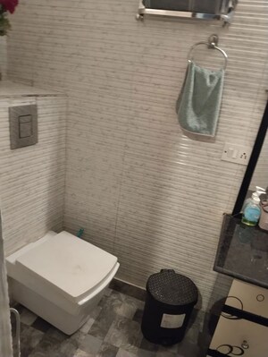 Bathroom in 2 BHK Builder Floor at Nehru Enclave – for Rent