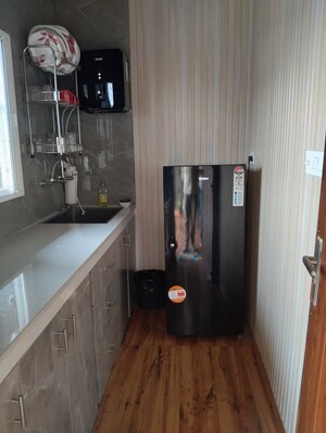 Kitchen in 2 BHK Builder Floor at Nehru Enclave – for Rent