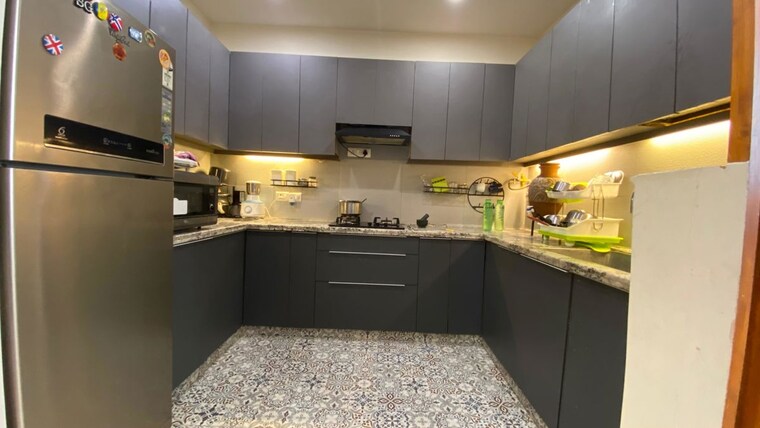 Kitchen, omaxe-heights 3 Bedroom 1800 Sq.Ft. Apartment In Sector 86 Faridabad 10304140