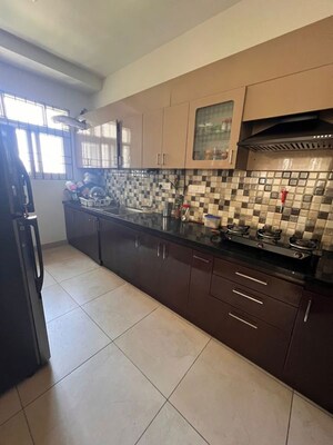 Kitchen in 3 BHK Apartment at Prestige Lakeside Habitat, Varthur – for Rent