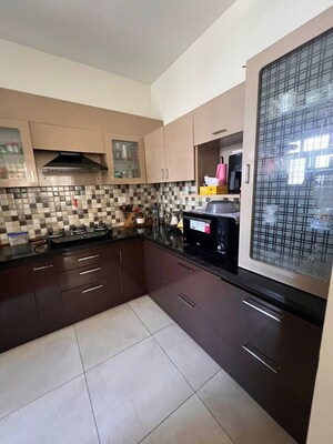 Kitchen in 3 BHK Apartment at Prestige Lakeside Habitat, Varthur – for Rent