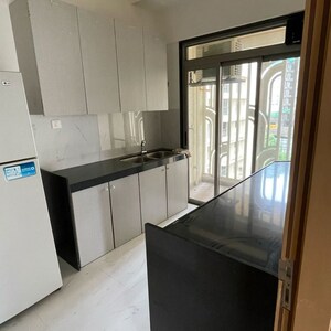 Kitchen in 3 BHK Apartment at Lodha Bel Air, Jogeshwari West – for Rent