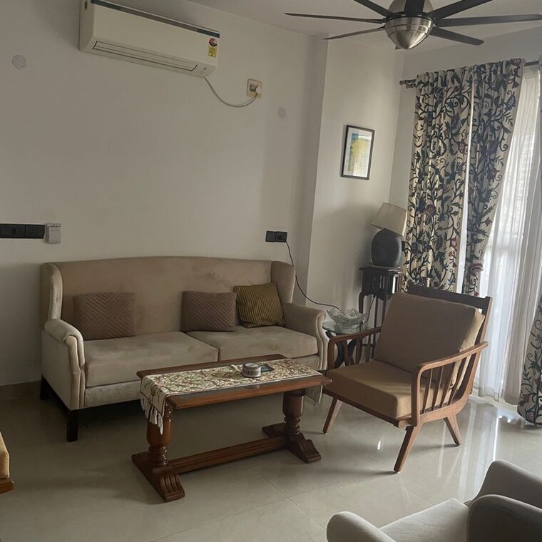 Living Room, brisk-lumbini-terrace-homes 3 Bedroom 2177 Sq.Ft. Apartment In Sector 109 Gurgaon 10304149