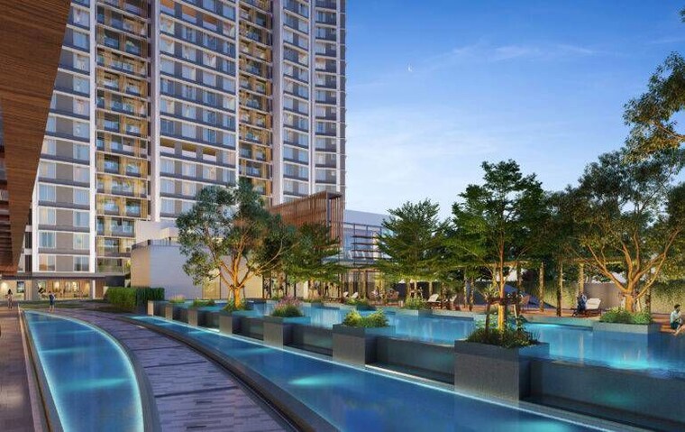 Swimming Pool, adani-ten-bkc 3 Bedroom 1230 Sq.Ft. Apartment In Bandra East Mumbai 10304167