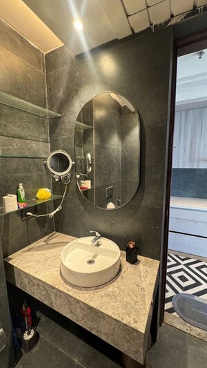 Bathroom in 2 BHK Apartment at Panchsheel Greens II, Sector 16 Greater Noida – for Rent