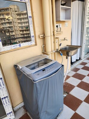 Balcony in 2 BHK Apartment at Shree Vardhman Green Court, Sector 90 – for Rent