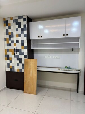 Kitchen in 3 BHK Apartment at Manvitha Vistara, Gajularamaram – for Rent