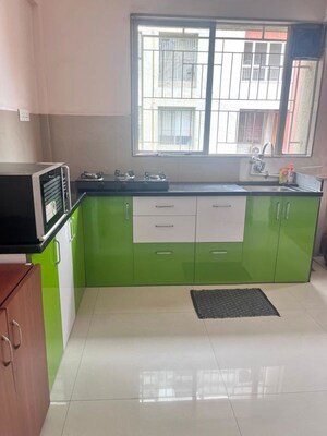 Kitchen in 3 BHK Apartment at Welworth Paradise, Baner – for Rent