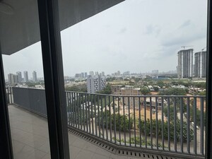 Balcony in 3.5 BHK Apartment at Ireo Skyon, Sector 60 – for Rent