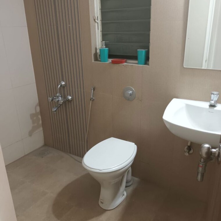 Bathroom, ganga-fernhill 2 Bedroom 750 Sq.Ft. Apartment In Undri Pune 10304316