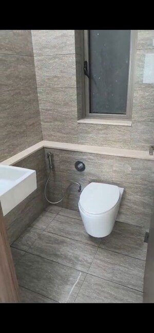 Bathroom in 2 BHK Apartment at Sheth Auris Serenity Tower 1, Malad West – for Rent