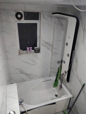 Bathroom in 2 BHK Apartment at Gurukrupa Gangav, Ghatkopar East – for Rent