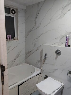 Bathroom in 2 BHK Apartment at Gurukrupa Gangav, Ghatkopar East – for Rent