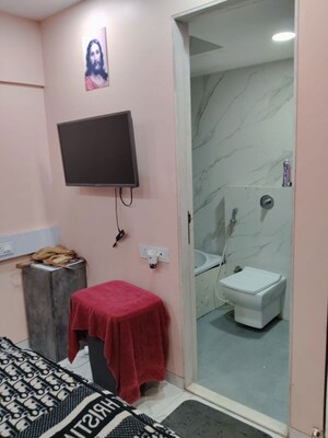 Bathroom in 2 BHK Apartment at Gurukrupa Gangav, Ghatkopar East – for Rent