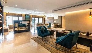Living Room in 4 BHK Apartment at Sunteck Signia Isles, Bandra Kurla Complex – for Sale