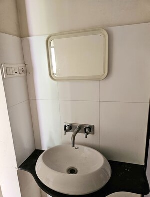 Bathroom in 3 BHK Apartment at Amit Sapphire Park, Balewadi – for Rent