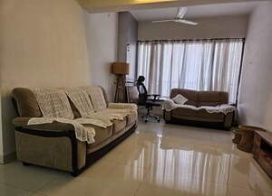 Living Room in 3 BHK Apartment at Amit Sapphire Park, Balewadi – for Rent