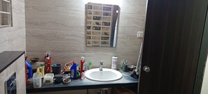 Bathroom in 4 BHK Apartment at Metro Jazz, Baner – for Rent