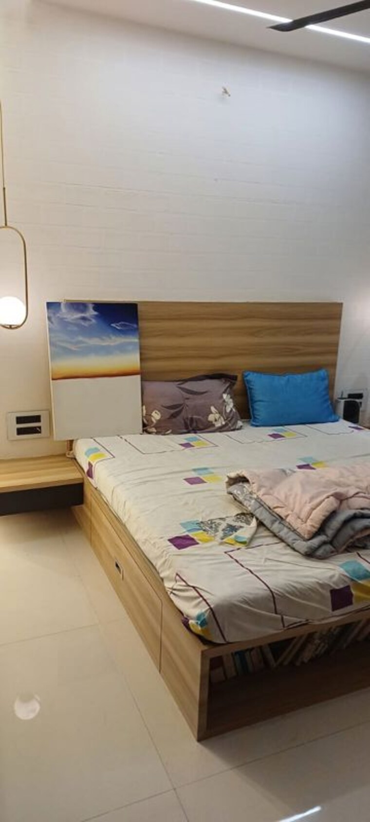 Bedroom, metro-jazz 4 Bedroom 1700 Sq.Ft. Apartment In Baner Pune 10304371