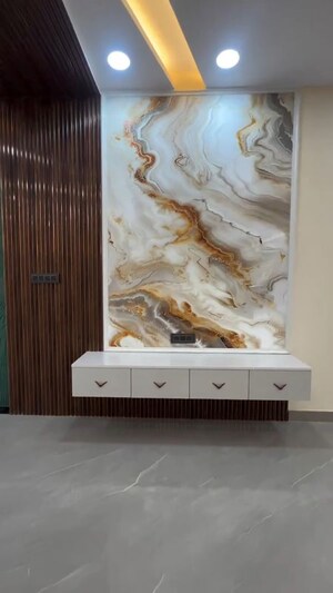 Living Room in 3 BHK Builder Floor at BPTP District 3, Sector 85 – for Sale