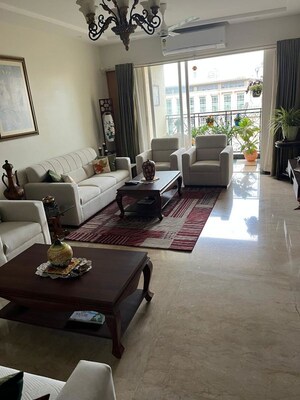 Living Room in 3 BHK Apartment at Hiranandani Gardens Glen Height, Powai – for Rent