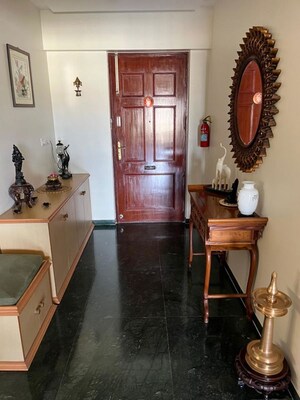 Living Room in 3 BHK Apartment at Hiranandani Gardens Glen Height, Powai – for Rent