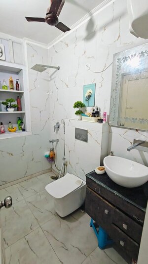Bathroom in 3 BHK Apartment at Mahagun Masion, Indrapuram – for Sale