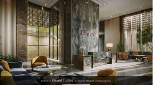 Building Lobby in 3 BHK Apartment at Silverglades The Legacy, Sector 59 – for Sale