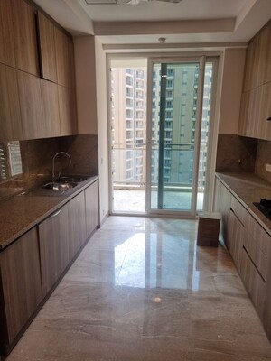 Kitchen in 3 BHK Apartment at Ambience Creacions, Sector 22 – for Rent