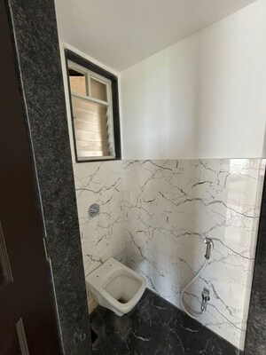 Bathroom in 1 BHK Apartment at Ganraj Skydale, Mohammadwadi – for Rent