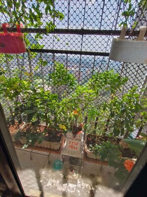 Balcony in 2.5 BHK Apartment at Natu 9 Riviera Hills, Kalwa – for Sale