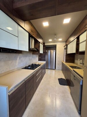 Kitchen in 3 BHK Apartment at Hiranandani Gardens Octavius, Powai – for Rent