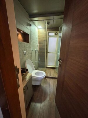 Bathroom in 3 BHK Apartment at Hiranandani Gardens Octavius, Powai – for Rent