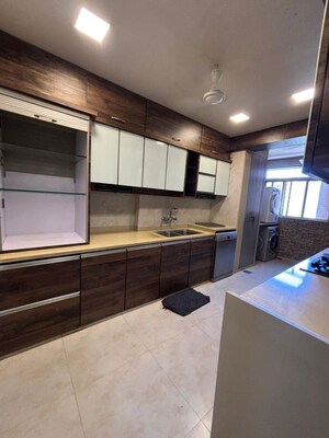 Kitchen in 3 BHK Apartment at Hiranandani Gardens Octavius, Powai – for Rent