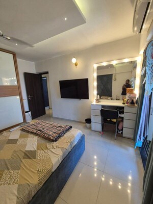 Living Room in 3 BHK Apartment at Runwal Symphony, Santacruz East – for Rent