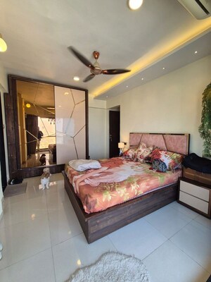 Bedroom in 3 BHK Apartment at Runwal Symphony, Santacruz East – for Rent