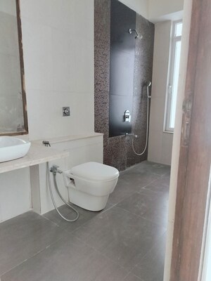 Bathroom in 3 BHK Apartment at Omkar Alta Monte, Malad East – for Rent