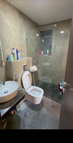Bathroom in 3 BHK Apartment at Oshiwara – for Rent