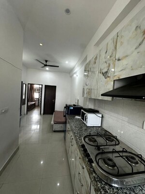 Kitchen in 2 BHK Builder Floor at Sector 52 – for Rent