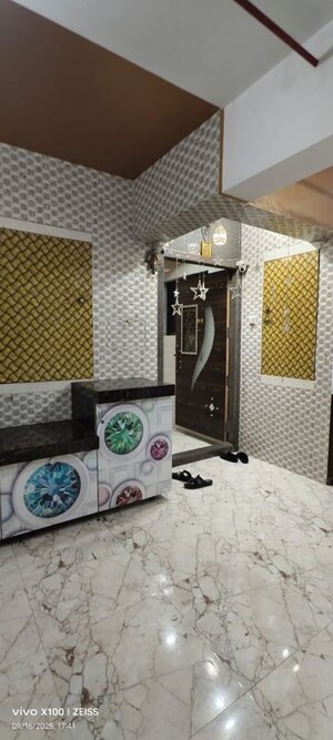 Living Room in 1 BHK Apartment at Sunshine Willows, Ghansoli – for Rent