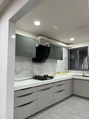 Kitchen in 4 BHK Apartment at Gotri – for Rent