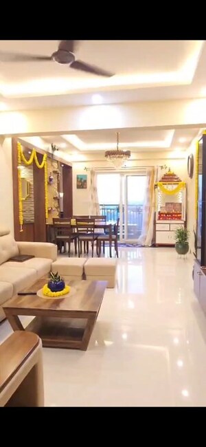 Living Room in 3 BHK Apartment at DSR RR Avenues, Yelahanka – for Rent