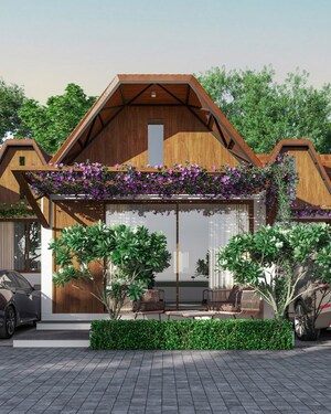 2 BHK Villa – Exterior View View at Barsana - for Sale