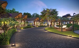 3 BHK Villa – Exterior View View at Barsana - for Sale