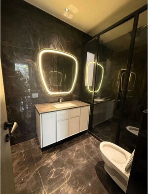 Bathroom in 4 BHK Builder Floor at Greater Kailash I – for Rent