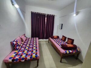 Bedroom in 2 BHK Apartment at Darode Jog Oakwood County, Dhayari – for Rent