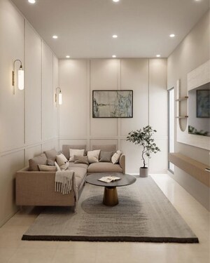 Living Room in 1 BHK Apartment at Tapovan – for Sale